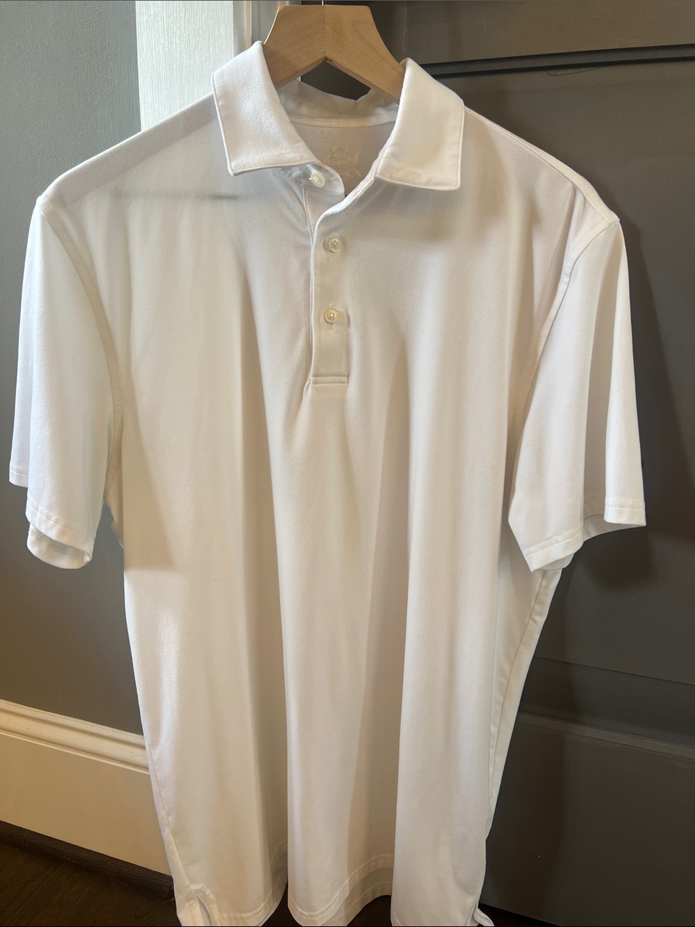 Southern Tide White Men's Performance Polo